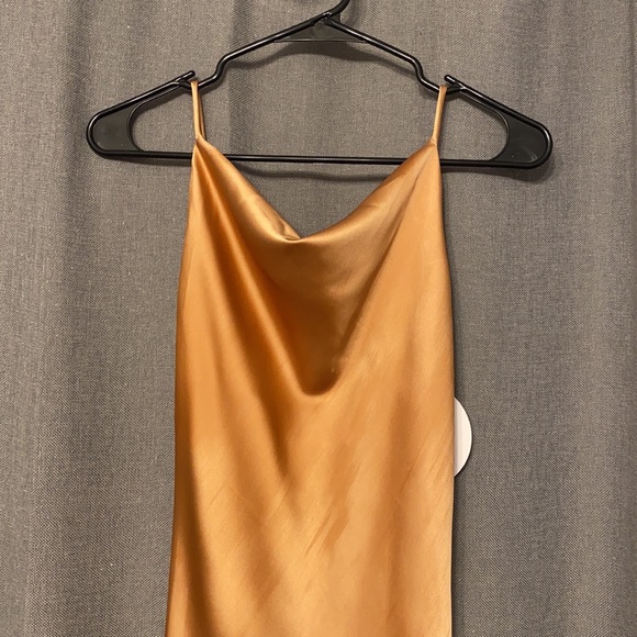 Princess Polly Champagne Betta Vanore Dress - Picture 4 of 8